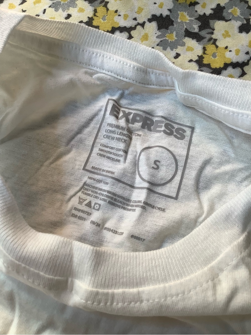 Express White Short Sleeve Crew Neck Tee (2pk)